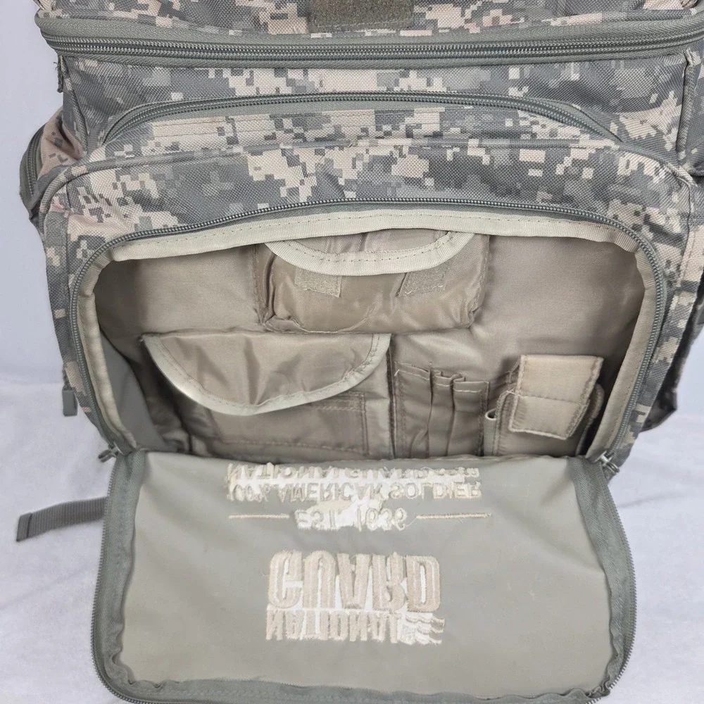 U.S. Army National Guard Backpack Laptop Digital Camo American Soldier Bag